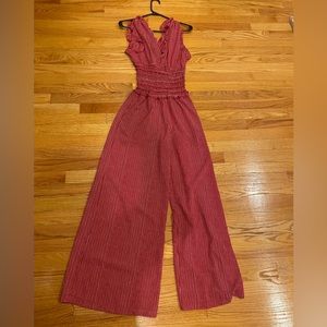 Red Summer Jumpsuit